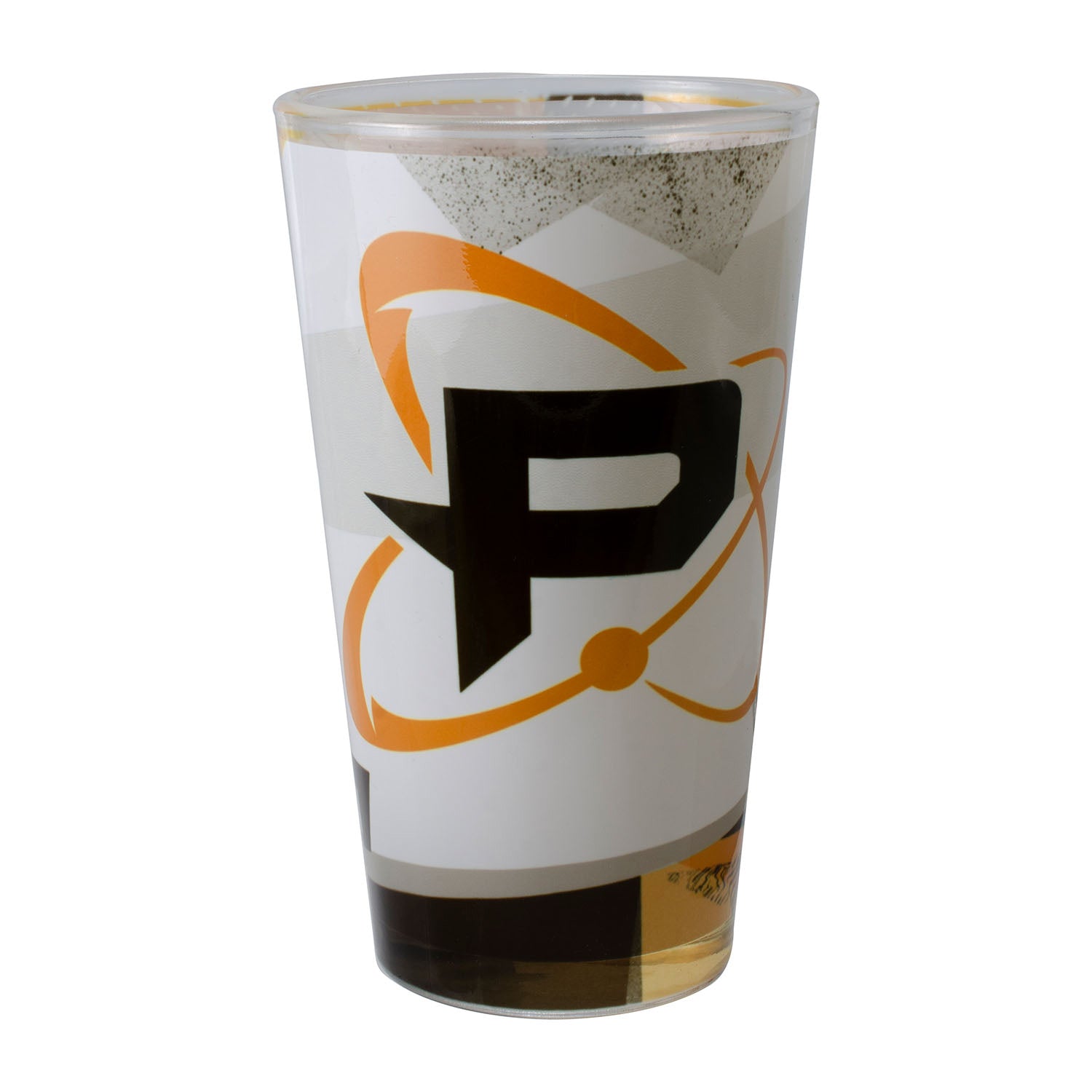 Philadelphia Fusion 16oz Sublimated Pint Glass in White - Front View