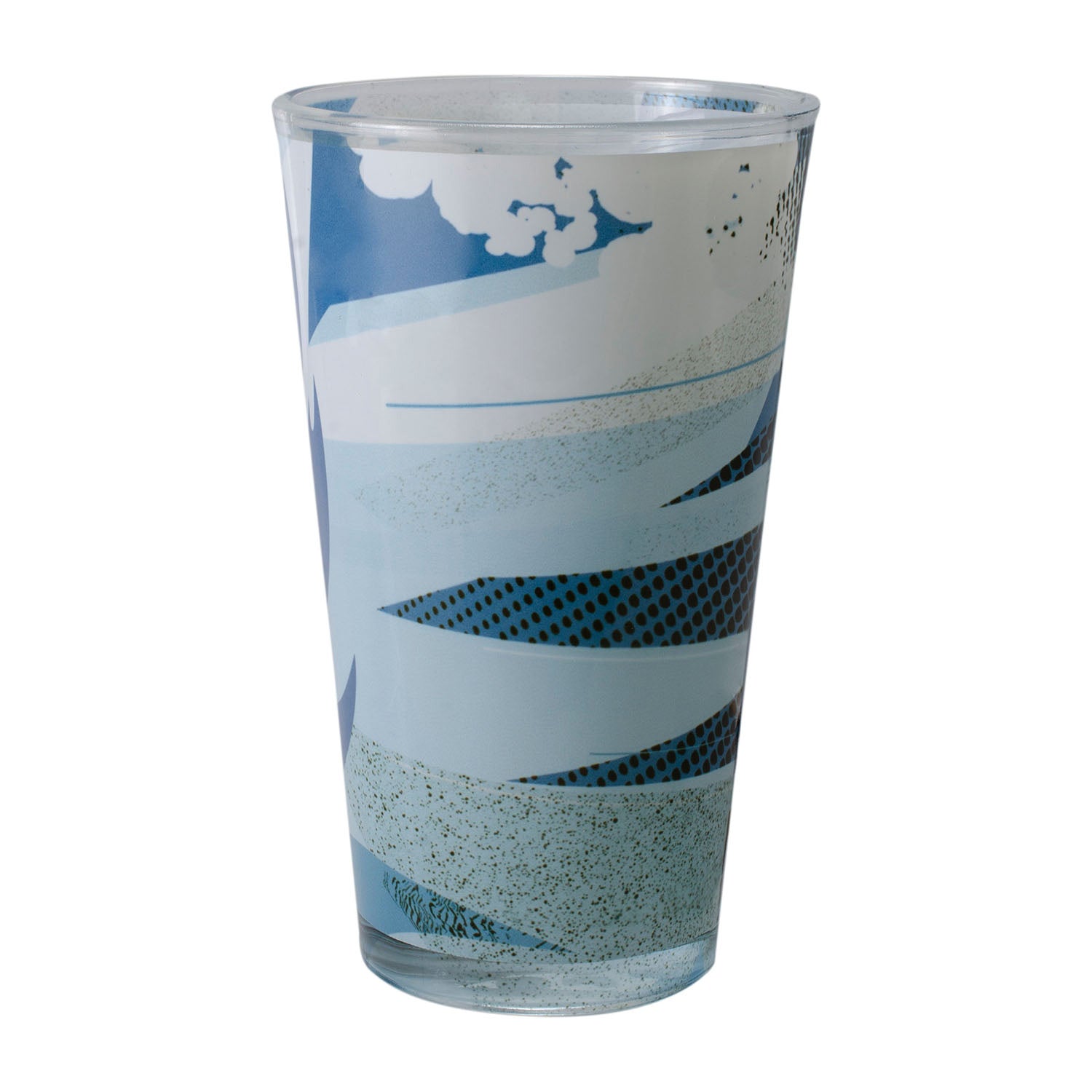 Dallas Fuel 16oz Sublimated Pint Glass - Back View