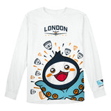 London Spitfire White Pachimari Pride Long Sleeve - Front View