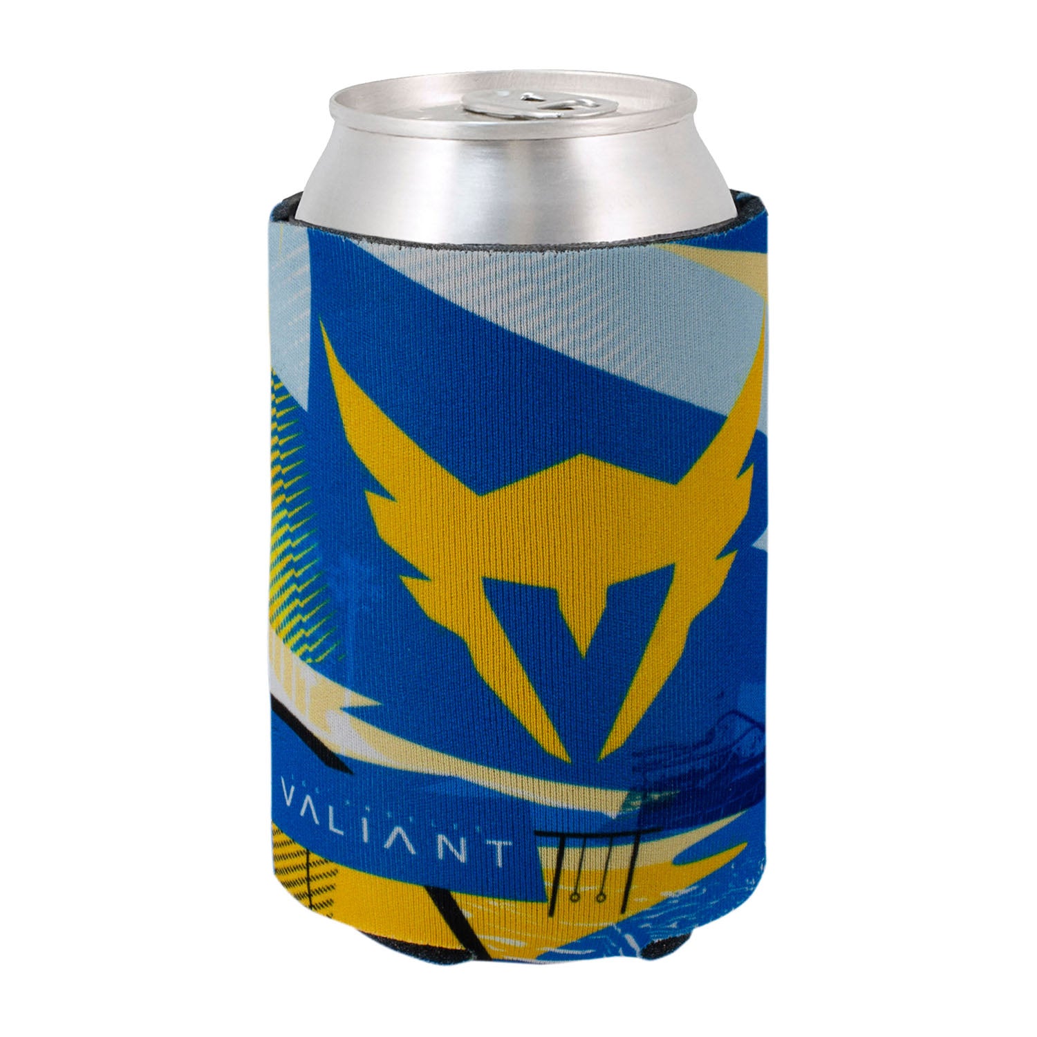 Los Angeles Valiant Can Cooler in Blue - Front Can View