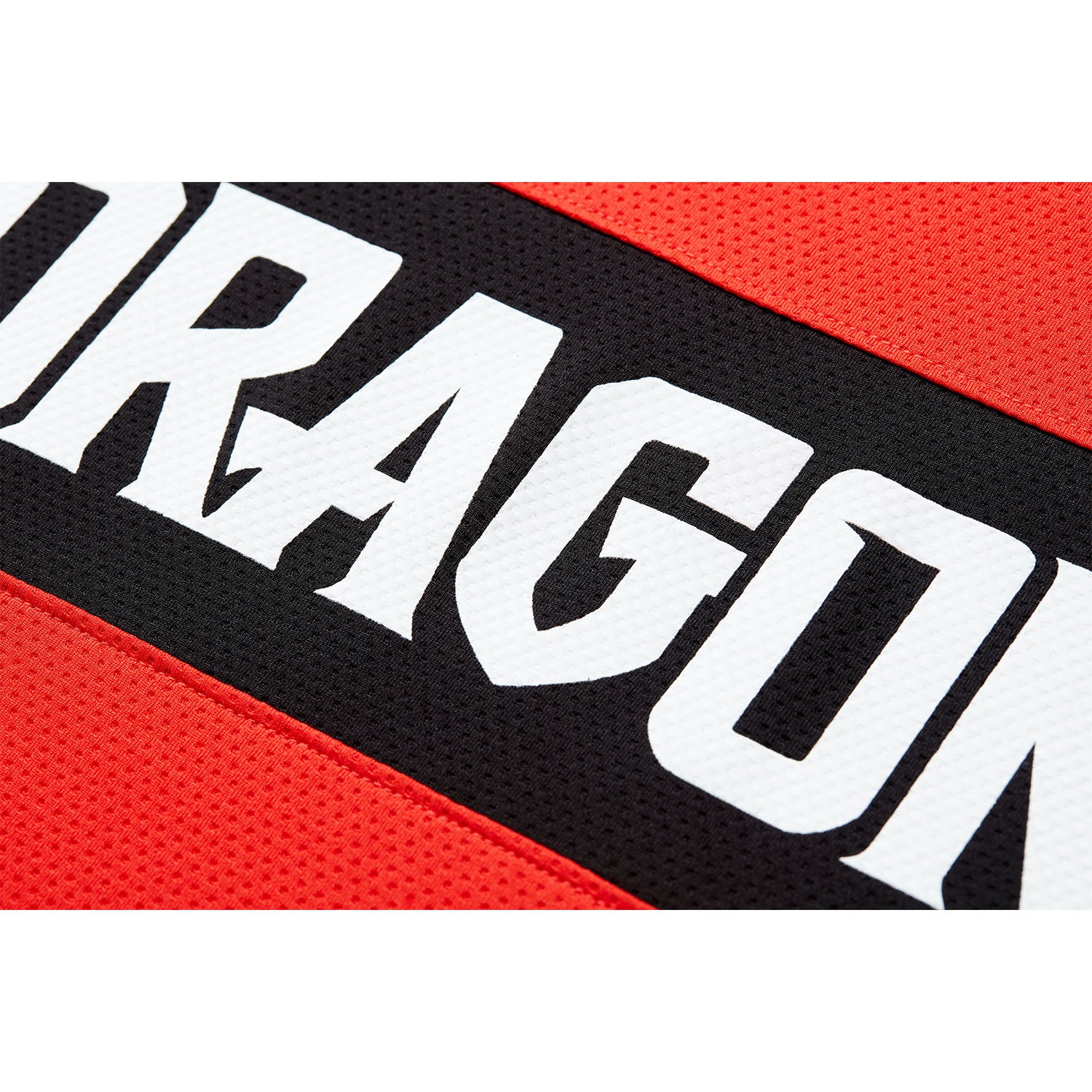 Shanghai Dragons Red Jersey - Team Name View
