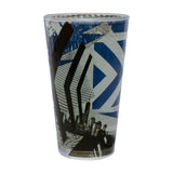 New York Excelsior 16oz Sublimated Pint Glass in Blue - Right View