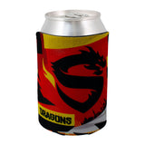 Shanghai Dragons Can Cooler in Red - Front Can View