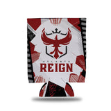 Atlanta Reign Can Cooler in Red - Front View
