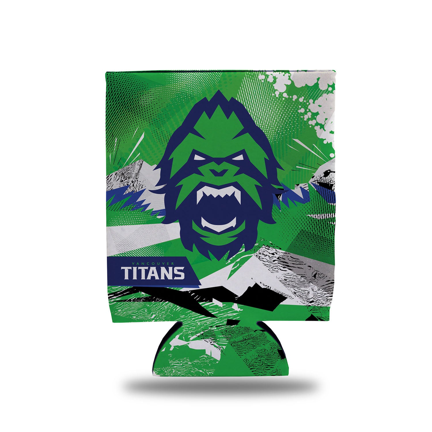 Vancouver Titans Can Cooler in Green - Front View