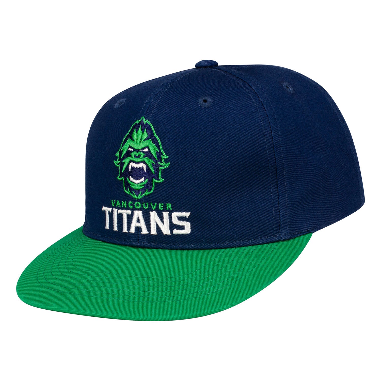 Vancouver Titans Blue Snapback Hat - Left View