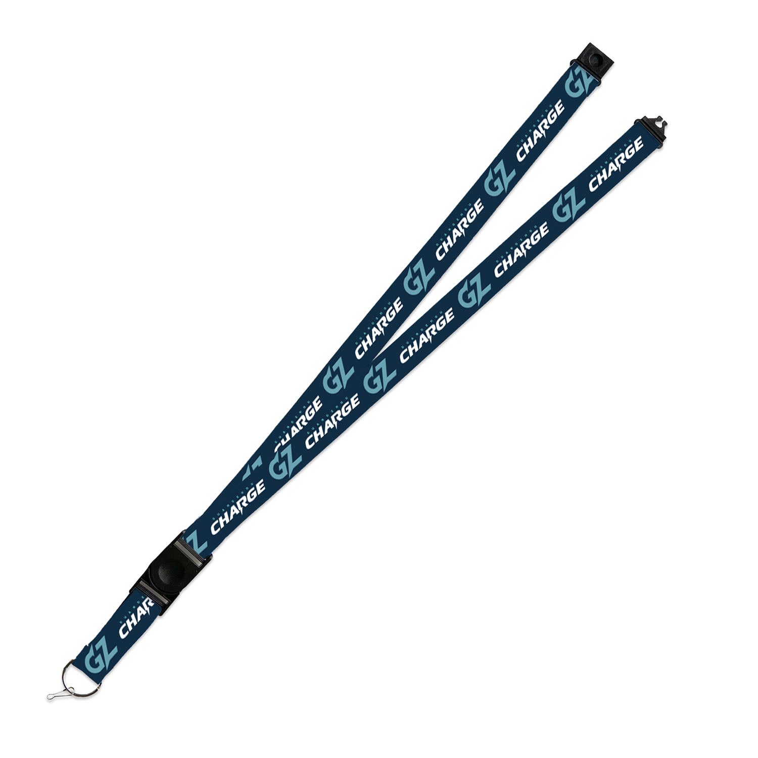 Guangzhou Charge Lanyard in Blue - Front View