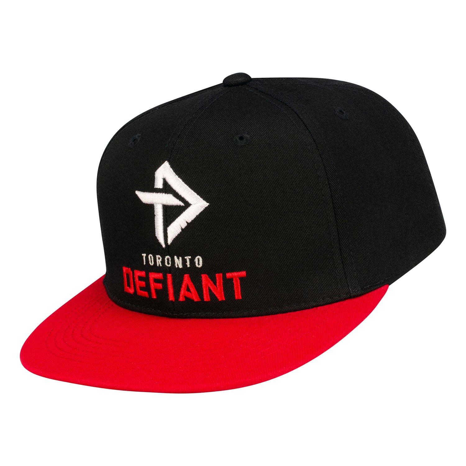 Toronto Defiant Black Snapback Hat - Left View