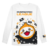 Overwatch League White Pachimari Pride Long Sleeve - Front View