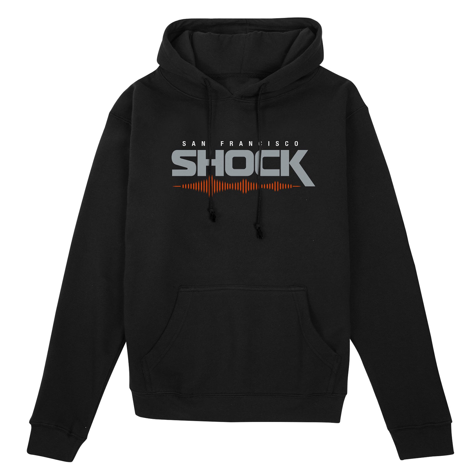 San Francisco Shock Black Logo Hoodie - Front View