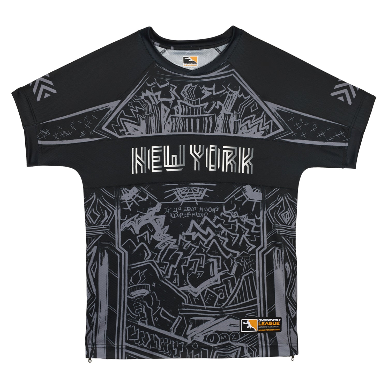 New York Excelsior Black 2023 Pro Jersey - Front View
