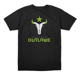 Houston Outlaws Black Team Identity T-Shirt - Front View