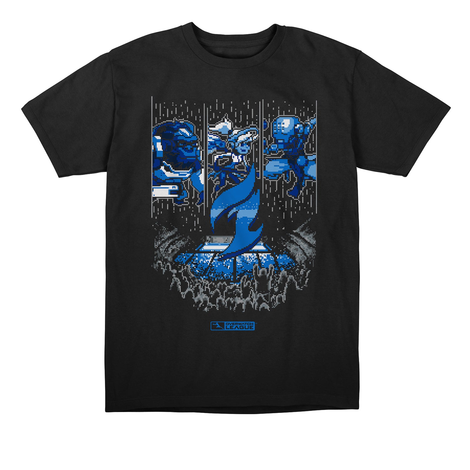 Dallas Fuel Black Hero Clashy T-Shirt - Front View