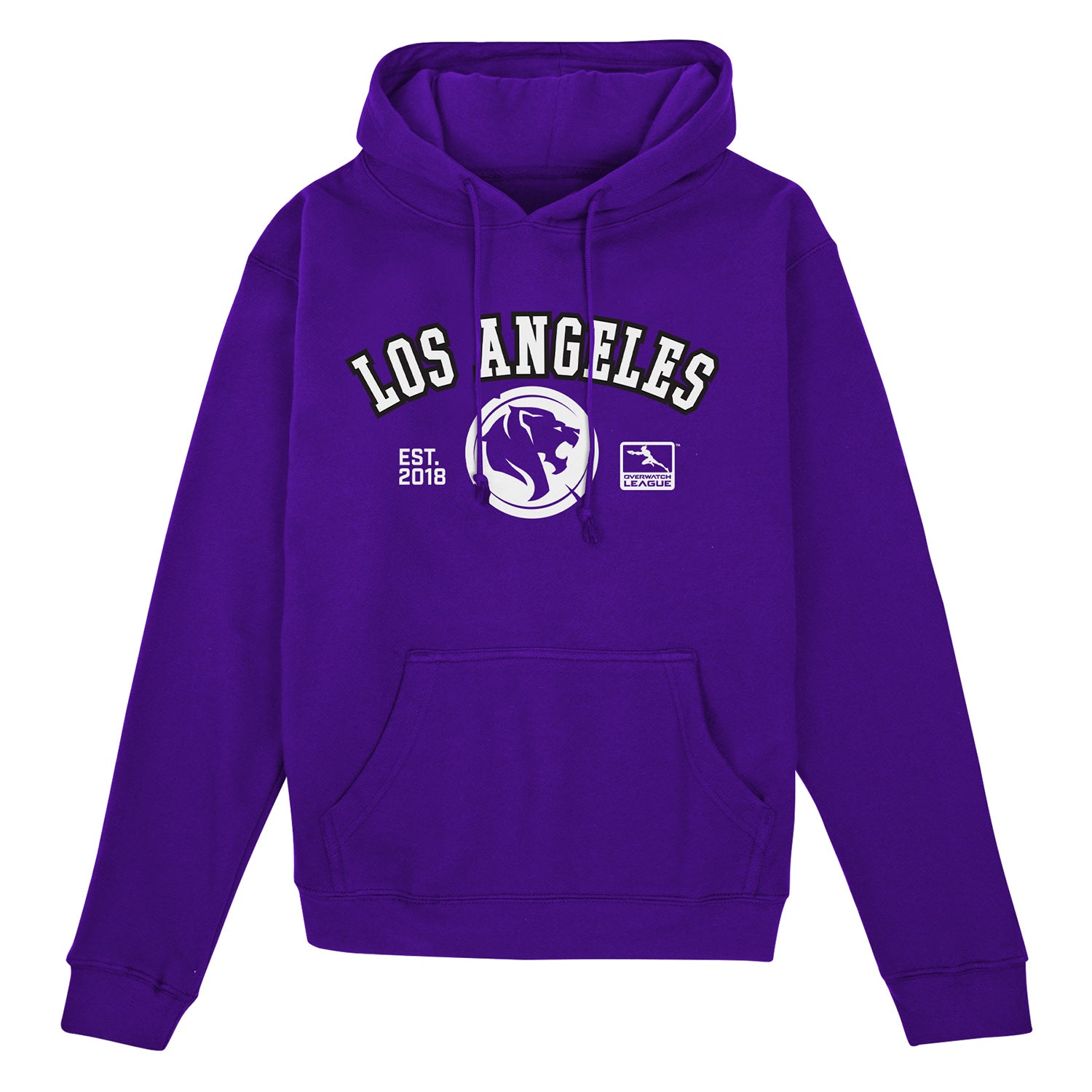 Los Angeles Gladiators Purple Collegiate Hoodie - Front View