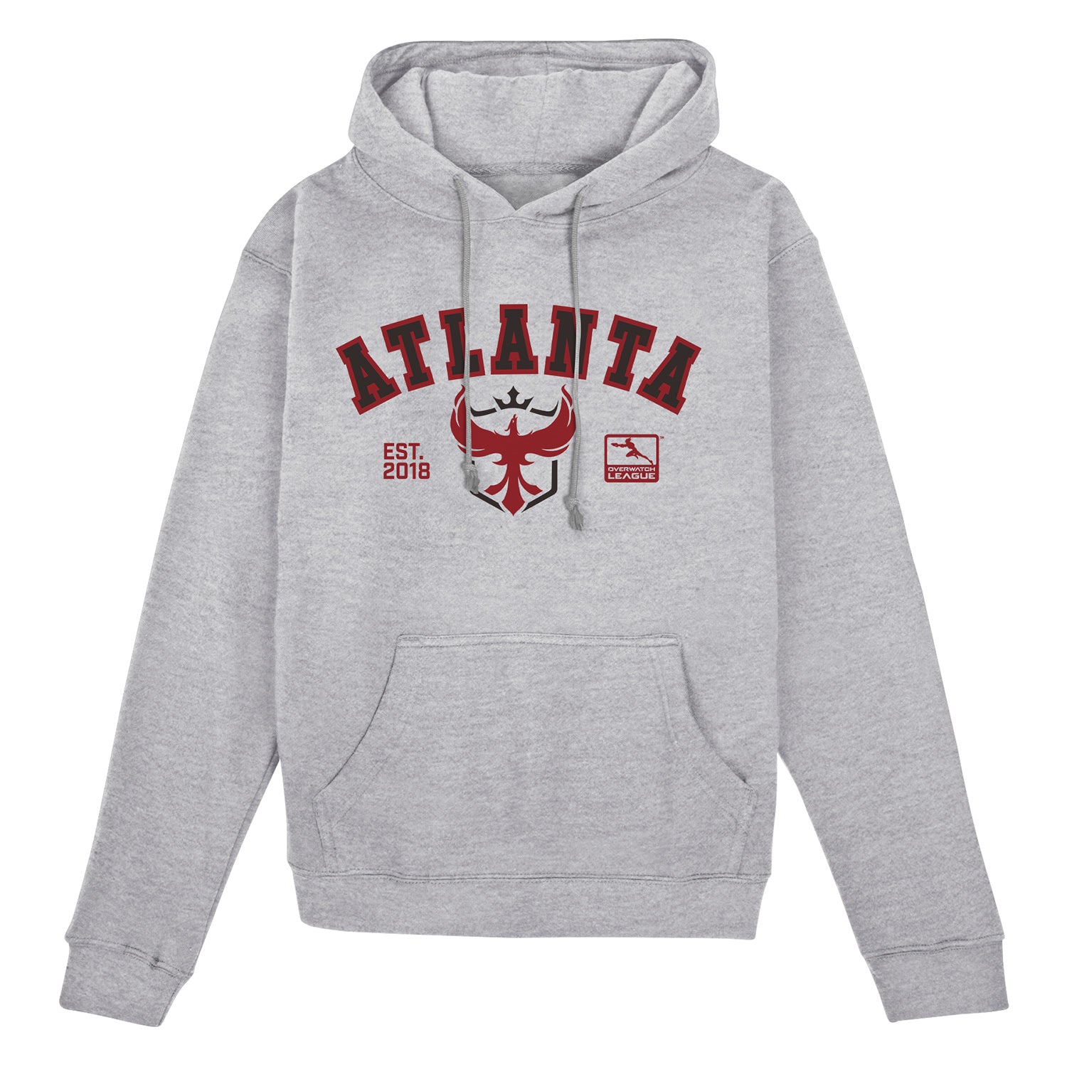 Atlanta Reign Grey Collegiate Hoodie - Front View