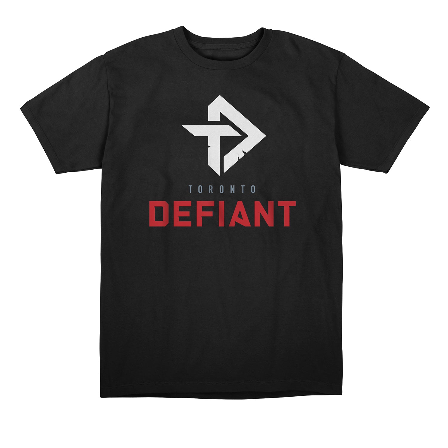 Toronto Defiant Black Team Identity T-Shirt - Front View
