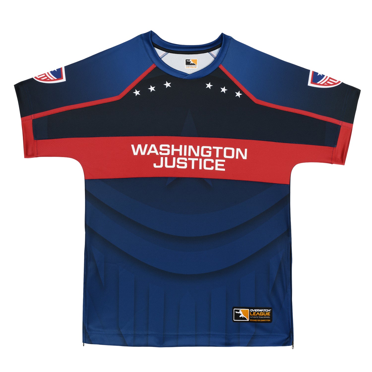 Washington Justice Blue 2023 Pro Jersey - Front View
